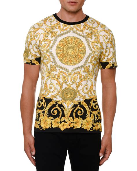 versace print dress shirt|Versace t shirts men 's.